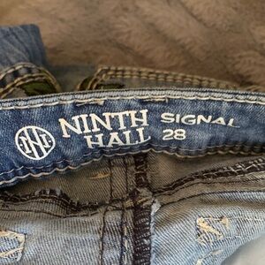 Ninth Hall Women's Classic Blue Wide Leg Jeans